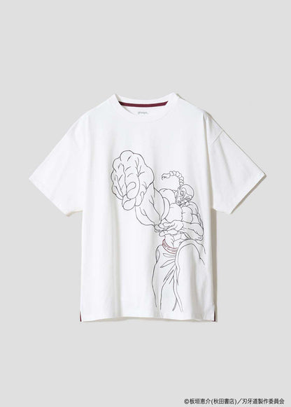 Baki the Grappler: The Invicible Samurai x Graniph Fashion Collection - Retsu Kaioh T-Shirt [Release Jun 9, 2026]
