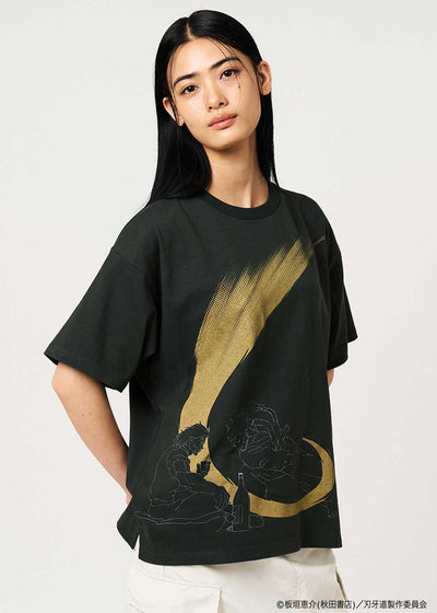 Baki the Grappler: The Invicible Samurai x Graniph Fashion Collection - Strong Man Big Silhouette T-Shirt [Release June 9, 2026]