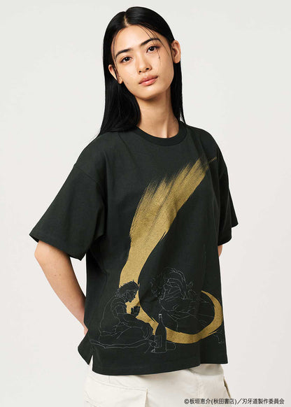 Baki the Grappler: The Invicible Samurai x Graniph Fashion Collection - Strong Man Big Silhouette T-Shirt [Release June 9, 2026]