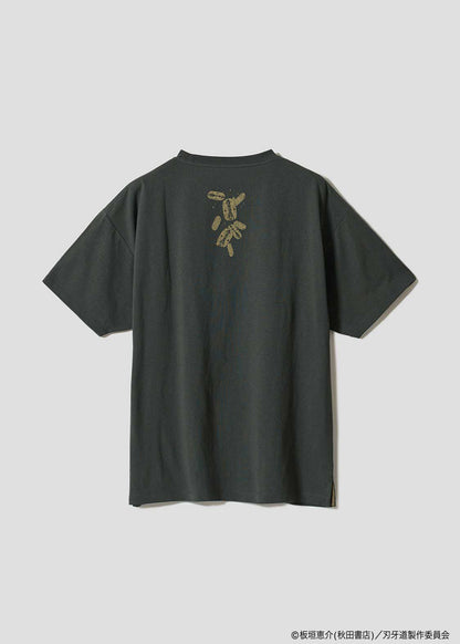 Baki the Grappler: The Invicible Samurai x Graniph Fashion Collection - Strong Man Big Silhouette T-Shirt [Release June 9, 2026]
