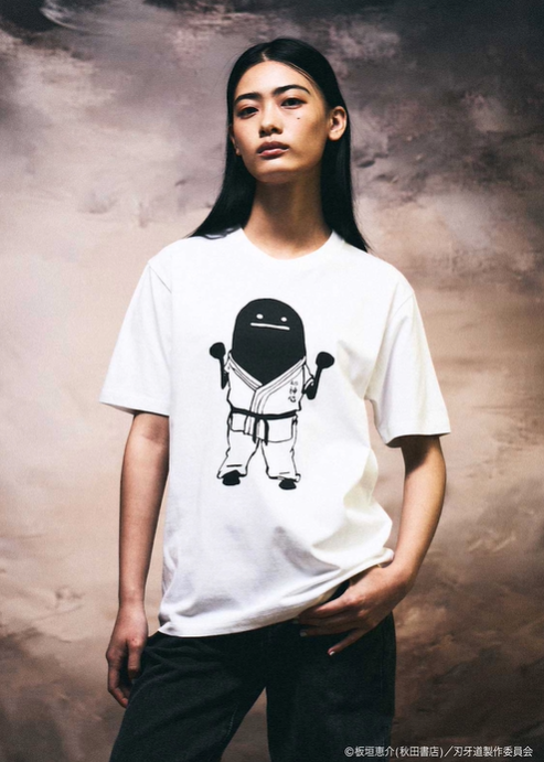 Baki the Grappler: The Invicible Samurai x Graniph Fashion Collection - The Sanchin Stance Shadow T-Shirt [Release Jun 9, 2026]