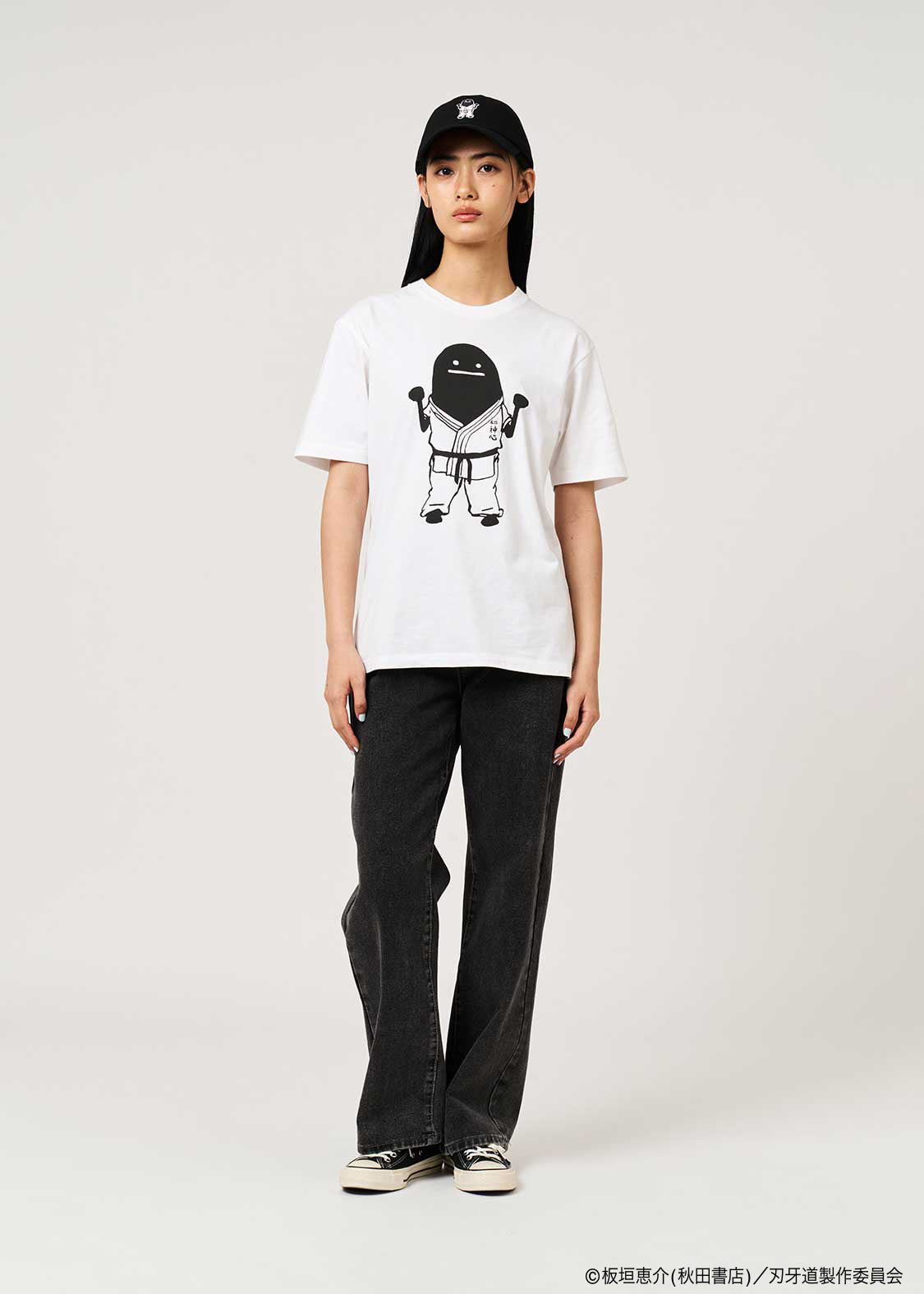 Baki the Grappler: The Invicible Samurai x Graniph Fashion Collection - The Sanchin Stance Shadow T-Shirt [Release Jun 9, 2026]