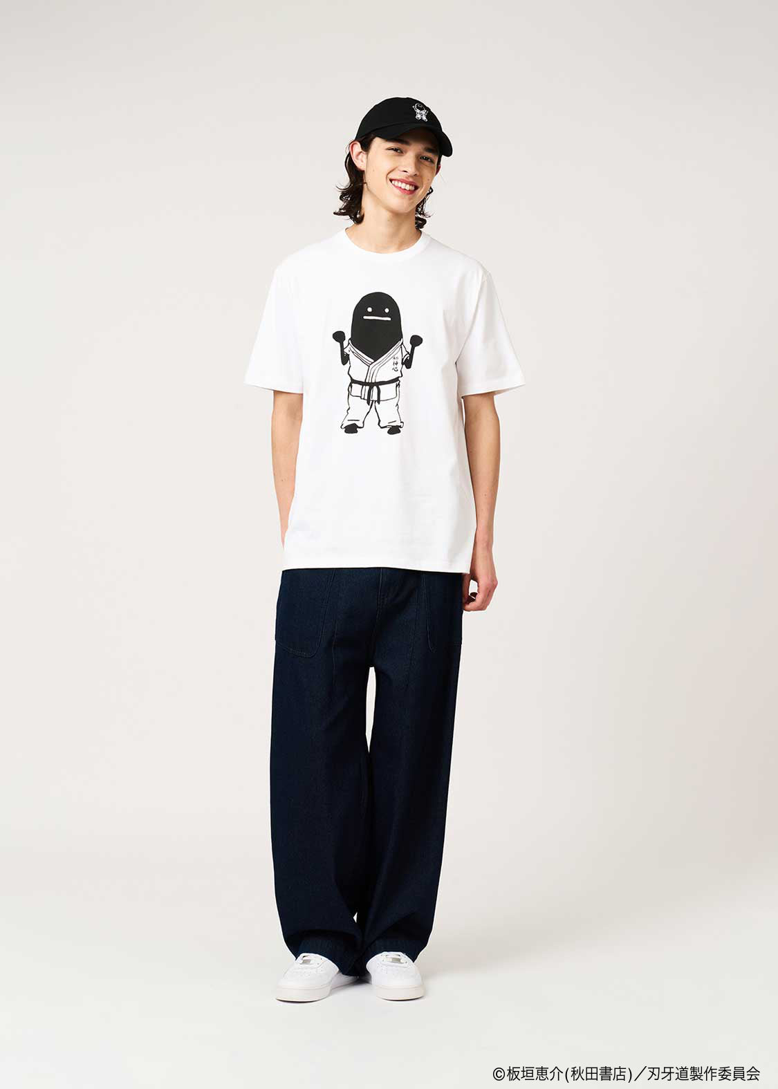 Baki the Grappler: The Invicible Samurai x Graniph Fashion Collection - The Sanchin Stance Shadow T-Shirt [Release Jun 9, 2026]