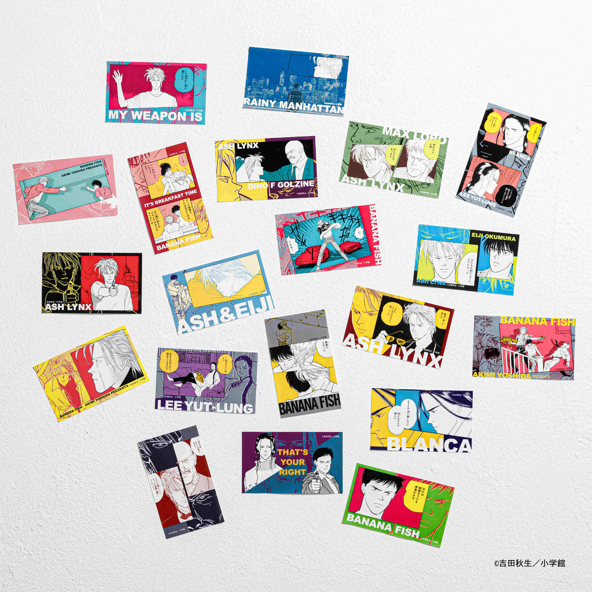 Banana Fish - Trading Frame Sticker (Complete Set of 20 Types) [Pre-Order Mid Dec 2026]