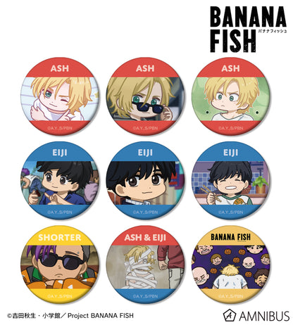Banana Fish - Trading Yurukoma Matte Can Badge Complete Set of 9 Types [Pre-Order Mar 2026]