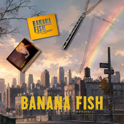 Banana Fish - ASH LYNX Stick Necklace Silver925 x Peridot ver.