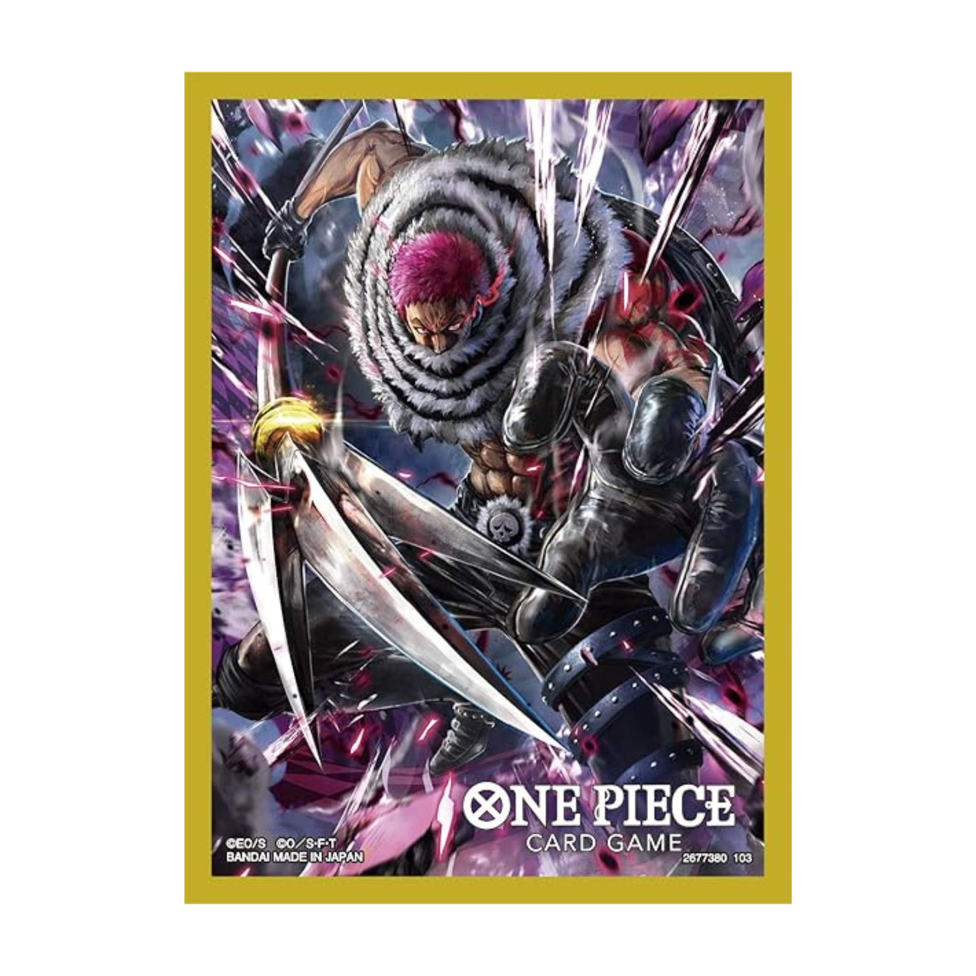 BANDAI ONE PIECE CARD GAME OFFICIAL CARD SLEEVES 3 - CHARLOTTE KATAKURI