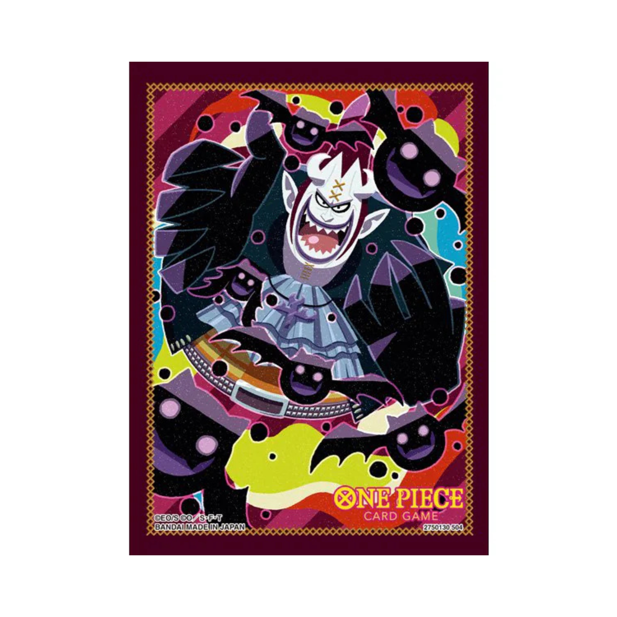 BANDAI ONE PIECE CARD GAME OFFICIAL CARD SLEEVES 8 - GECKO MORIA