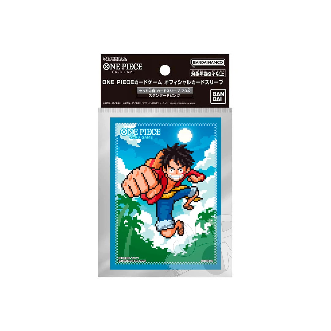 BANDAI ONE PIECE CARD GAME OFFICIAL CARD SLEEVES 8 - MONKEY D. LUFFY