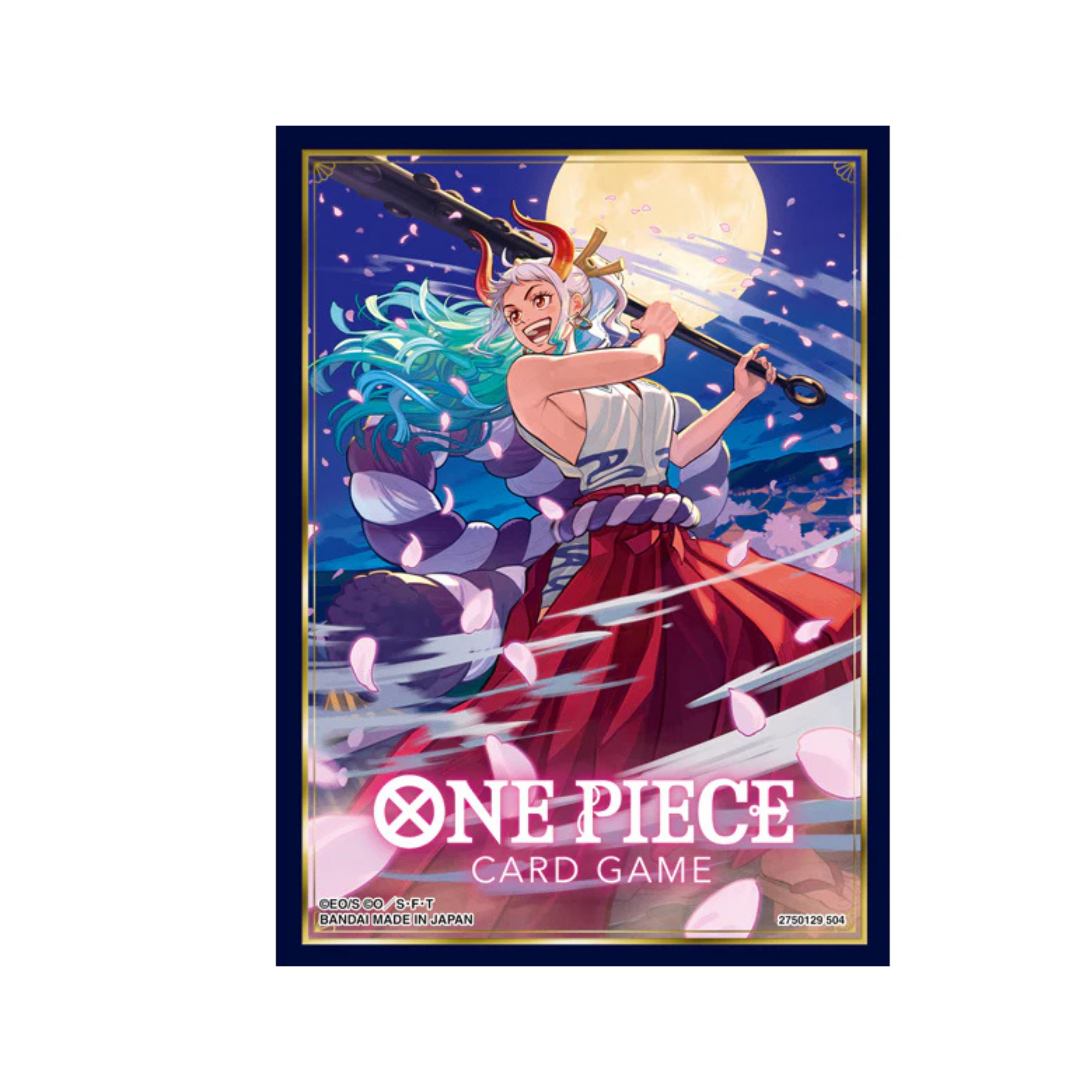 BANDAI ONE PIECE CARD GAME OFFICIAL CARD SLEEVES 8 - YAMATO