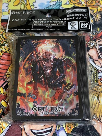 BANDAI ONE PIECE CARD GAME OFFICIAL CARD SLEEVES LIMITED EDITION VOL.2 - KING