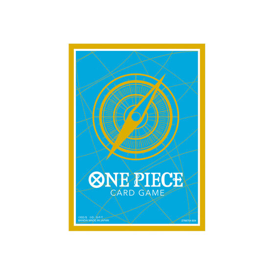 One Piece Card Game Official Limited Card Sleeves - Standard Blue Gold [BCGF Post-Event]