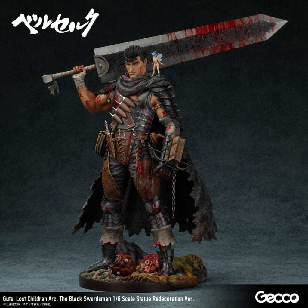 Berserk Gecco - Guts Lost Children Arc The Black Swordsman 1/6 Scale Statue Redecoration Ver.