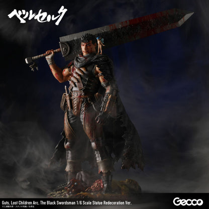 Berserk Gecco - Guts Lost Children Arc The Black Swordsman 1/6 Scale Statue Redecoration Ver.