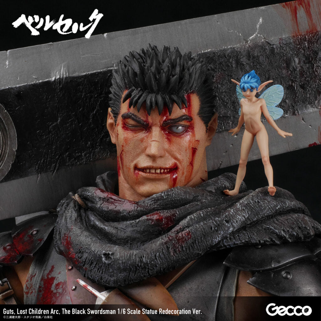 Berserk Gecco - Guts Lost Children Arc The Black Swordsman 1/6 Scale Statue Redecoration Ver.