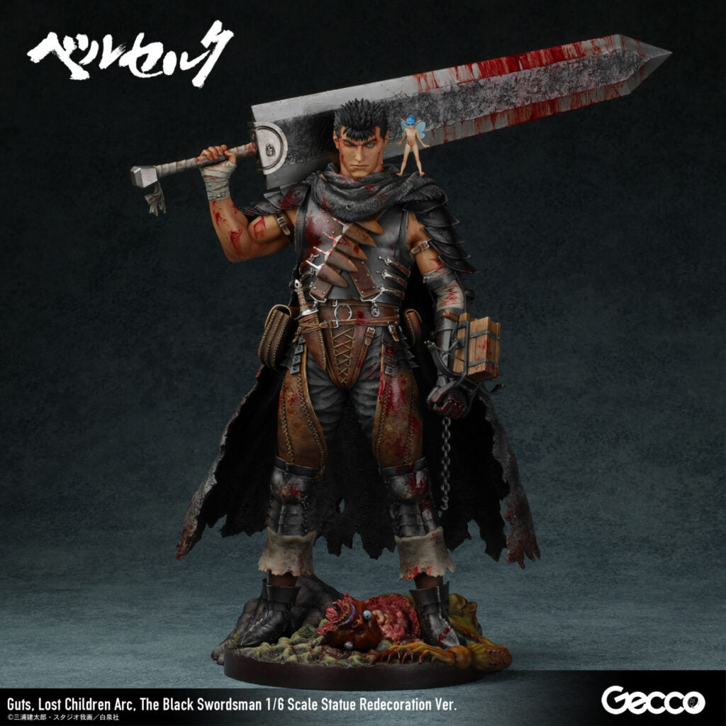 Berserk Gecco - Guts Lost Children Arc The Black Swordsman 1/6 Scale Statue Redecoration Ver.