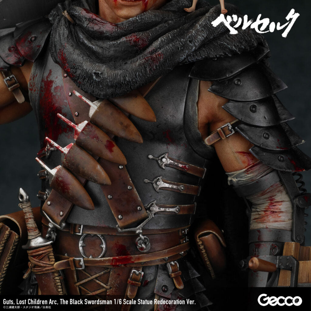 Berserk Gecco - Guts Lost Children Arc The Black Swordsman 1/6 Scale Statue Redecoration Ver.