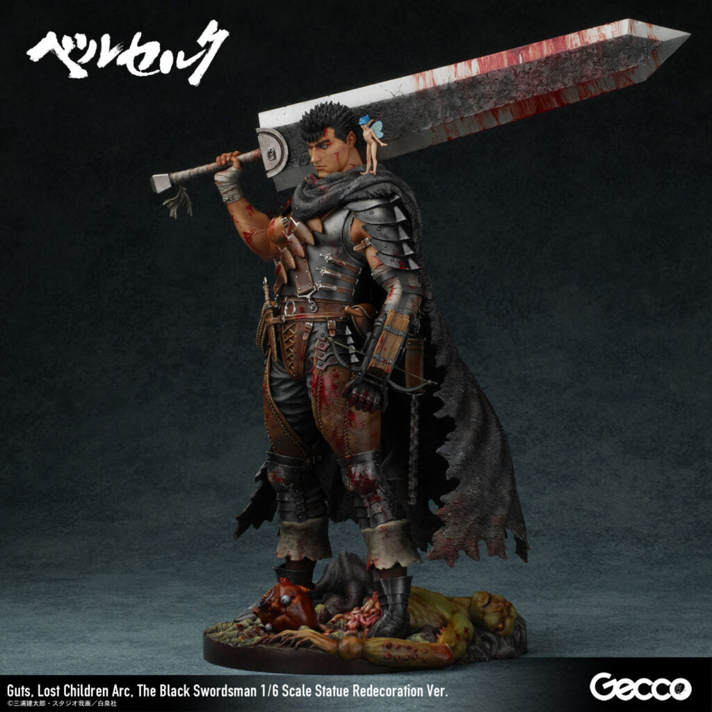 Berserk Gecco - Guts Lost Children Arc The Black Swordsman 1/6 Scale Statue Redecoration Ver.