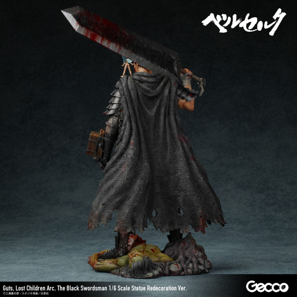 Berserk Gecco - Guts Lost Children Arc The Black Swordsman 1/6 Scale Statue Redecoration Ver.