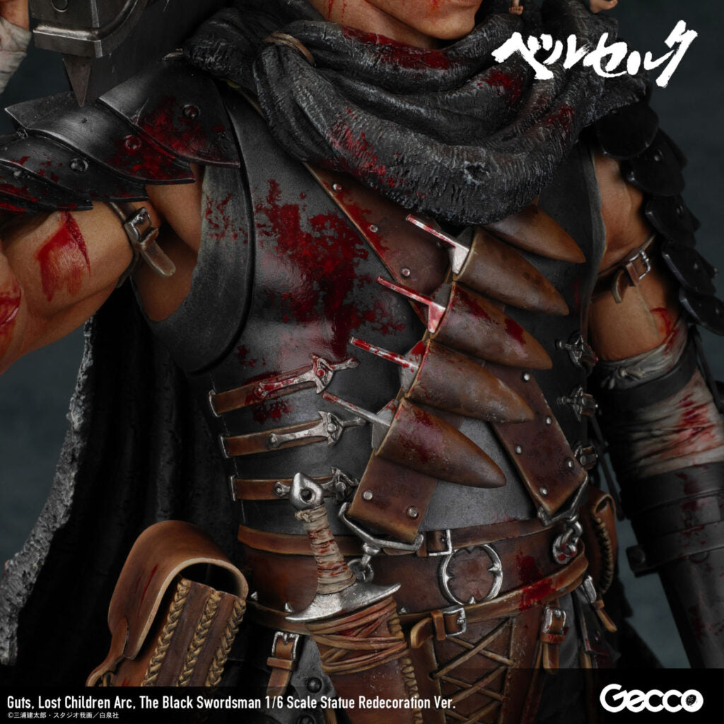 Berserk Gecco - Guts Lost Children Arc The Black Swordsman 1/6 Scale Statue Redecoration Ver.