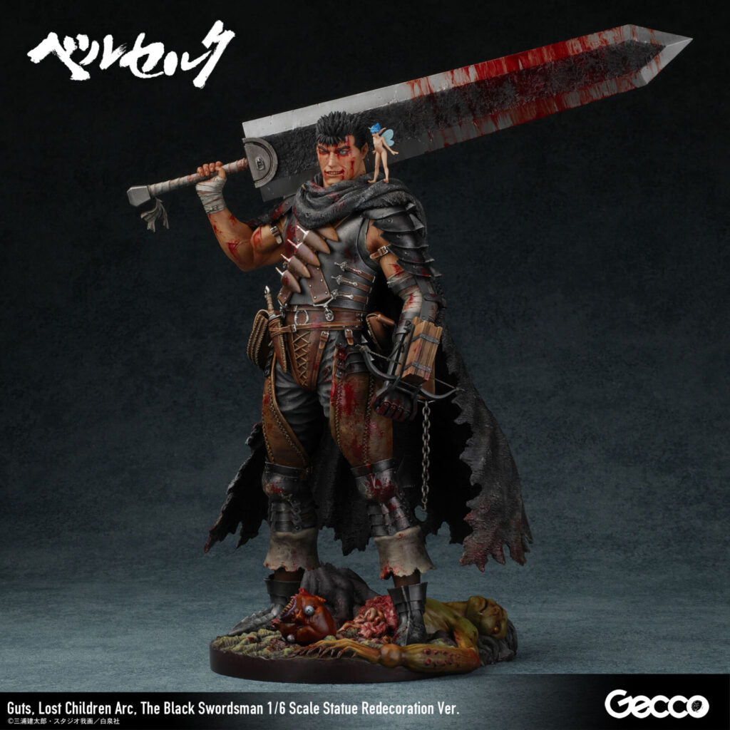 Berserk Gecco - Guts Lost Children Arc The Black Swordsman 1/6 Scale Statue Redecoration Ver.