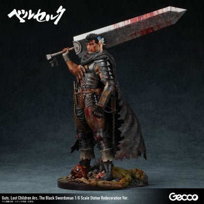 Berserk Gecco - Guts Lost Children Arc The Black Swordsman 1/6 Scale Statue Redecoration Ver.