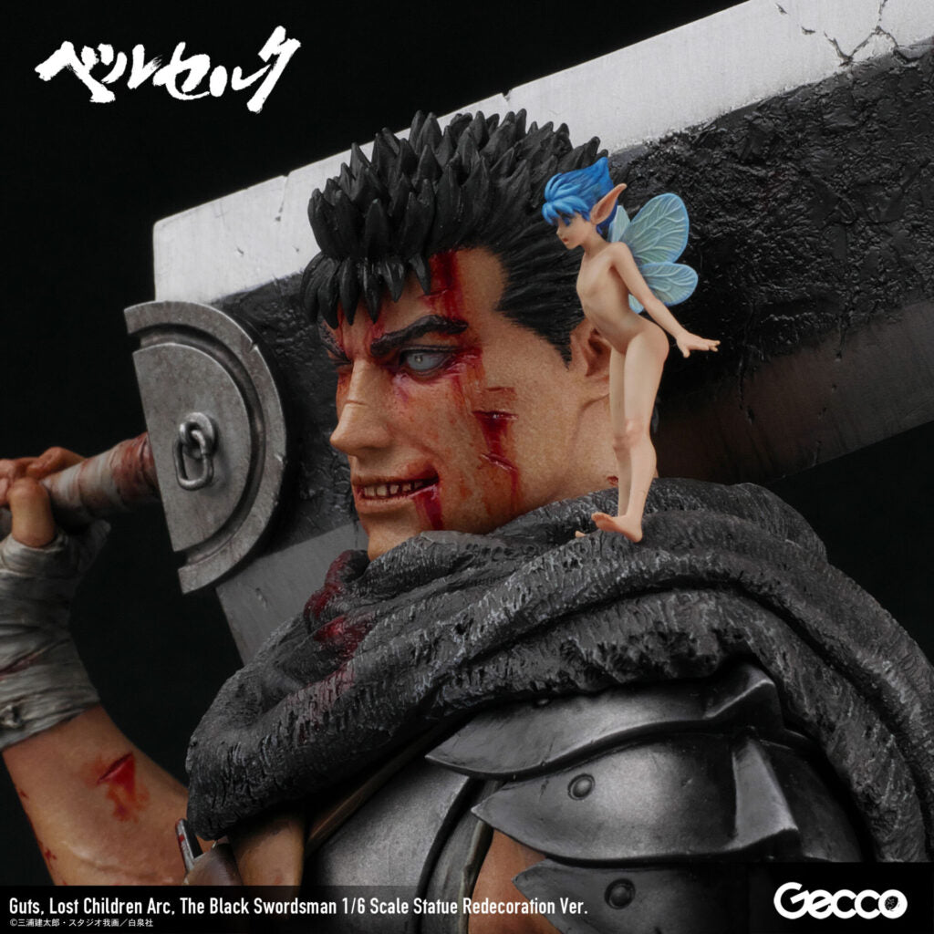 Berserk Gecco - Guts Lost Children Arc The Black Swordsman 1/6 Scale Statue Redecoration Ver.