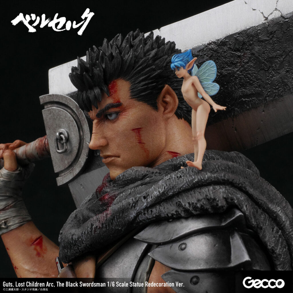 Berserk Gecco - Guts Lost Children Arc The Black Swordsman 1/6 Scale Statue Redecoration Ver.