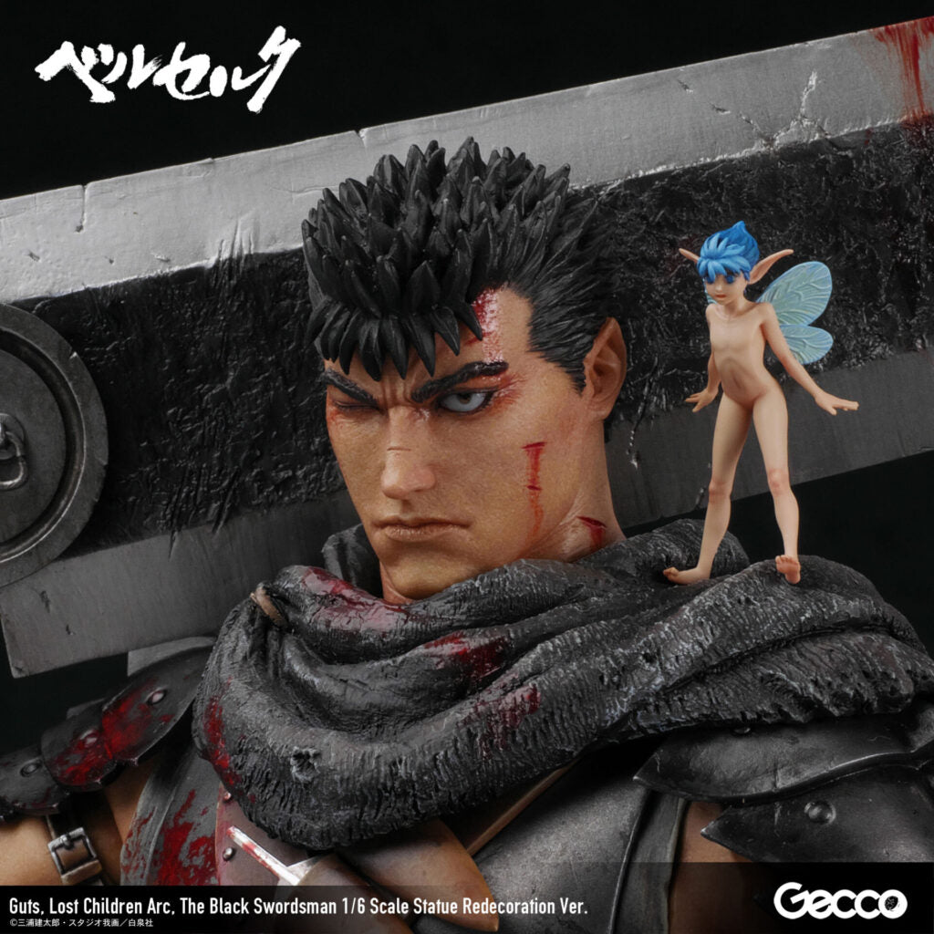 Berserk Gecco - Guts Lost Children Arc The Black Swordsman 1/6 Scale Statue Redecoration Ver.