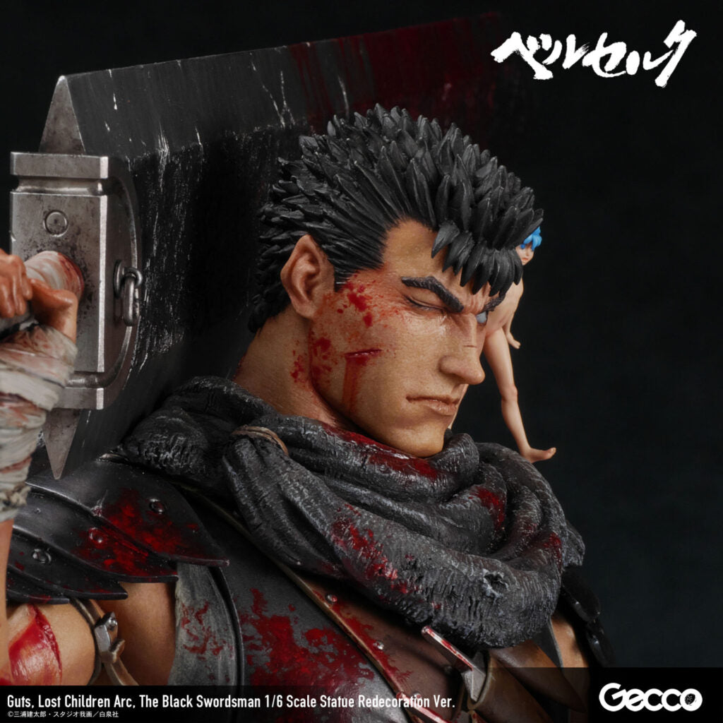 Berserk Gecco - Guts Lost Children Arc The Black Swordsman 1/6 Scale Statue Redecoration Ver.