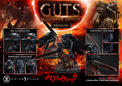 Berserk Ultimate Premium Masterline - Grunbeld VS Guts Berserker Armor Guts Deluxe Version [Pre-Order Mar 2027]