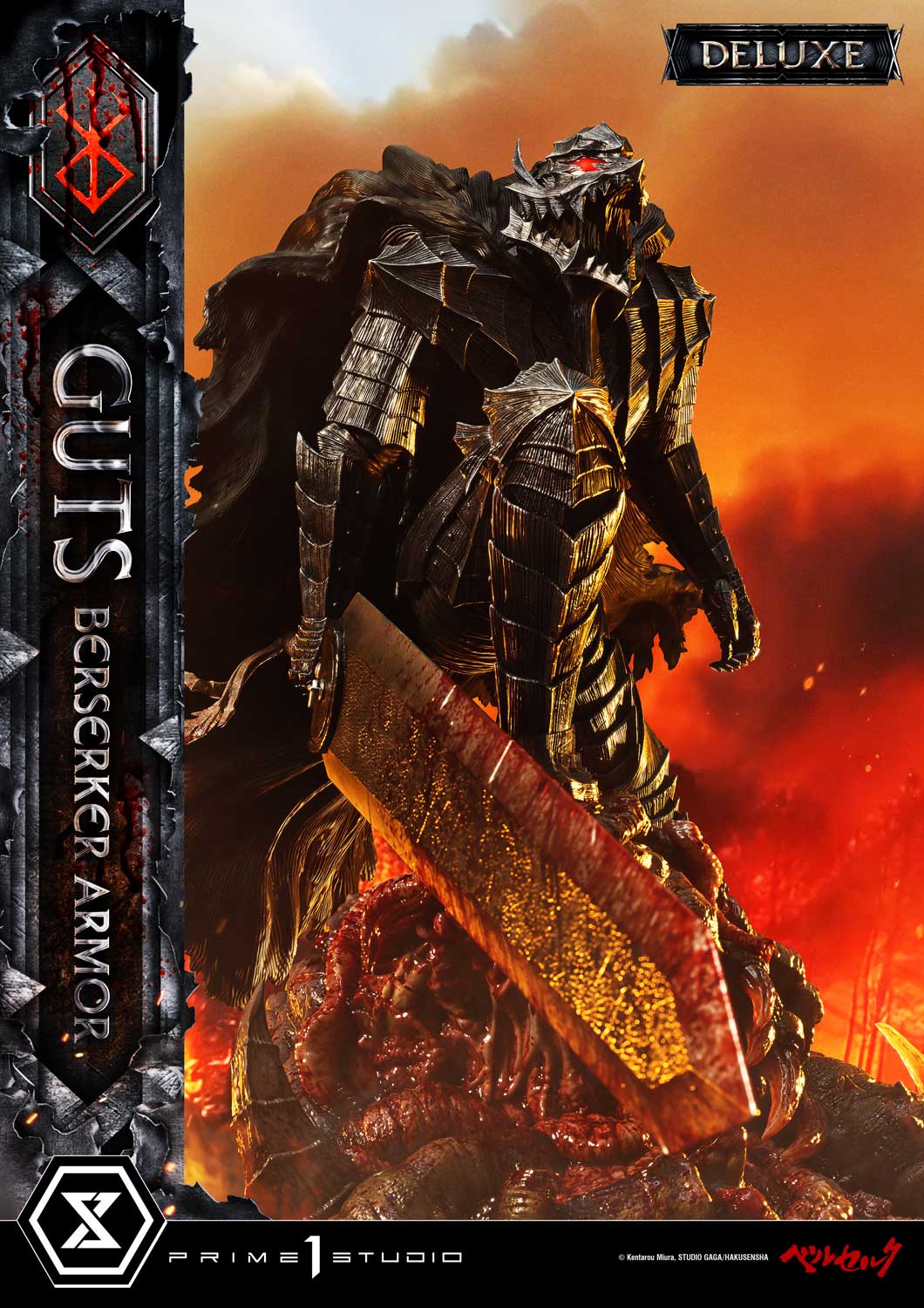 Berserk Ultimate Premium Masterline - Grunbeld VS Guts Berserker Armor Guts Deluxe Version [Pre-Order Mar 2027]
