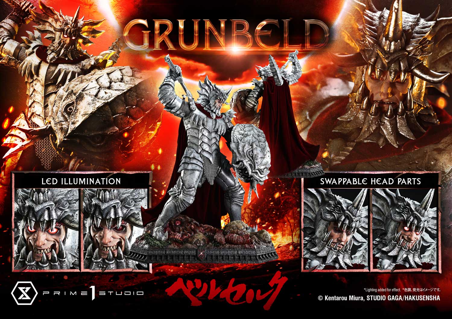 Berserk Ultimate Premium Masterline - Grunbeld VS Guts Grunbeld Deluxe Edition [Pre-Order Mar 2027]