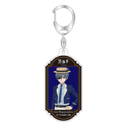 Black Butler Boarding School Arc - Acrylic Key Chain Complete Set of 6 Types [Pre-Order Apr 2026]