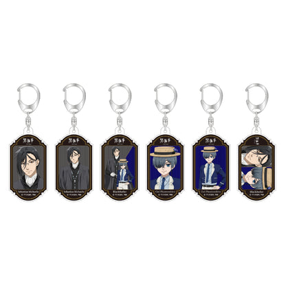 Black Butler Boarding School Arc - Acrylic Key Chain Complete Set of 6 Types [Pre-Order Apr 2026]
