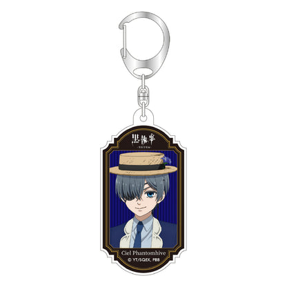 Black Butler Boarding School Arc - Acrylic Key Chain Complete Set of 6 Types [Pre-Order Apr 2026]