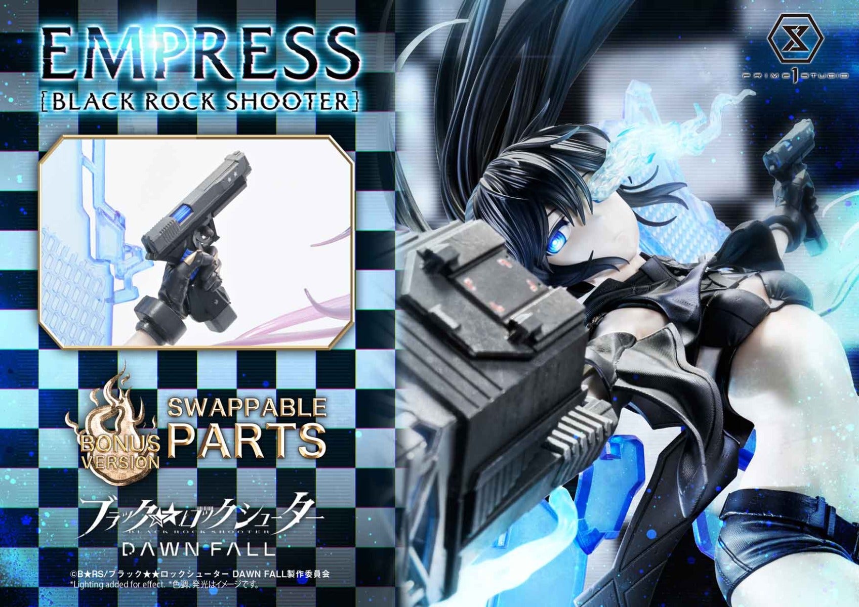 Black Rock Shooter 1/4 Scale Prime 1 Statue - Empress Deluxe Bonus