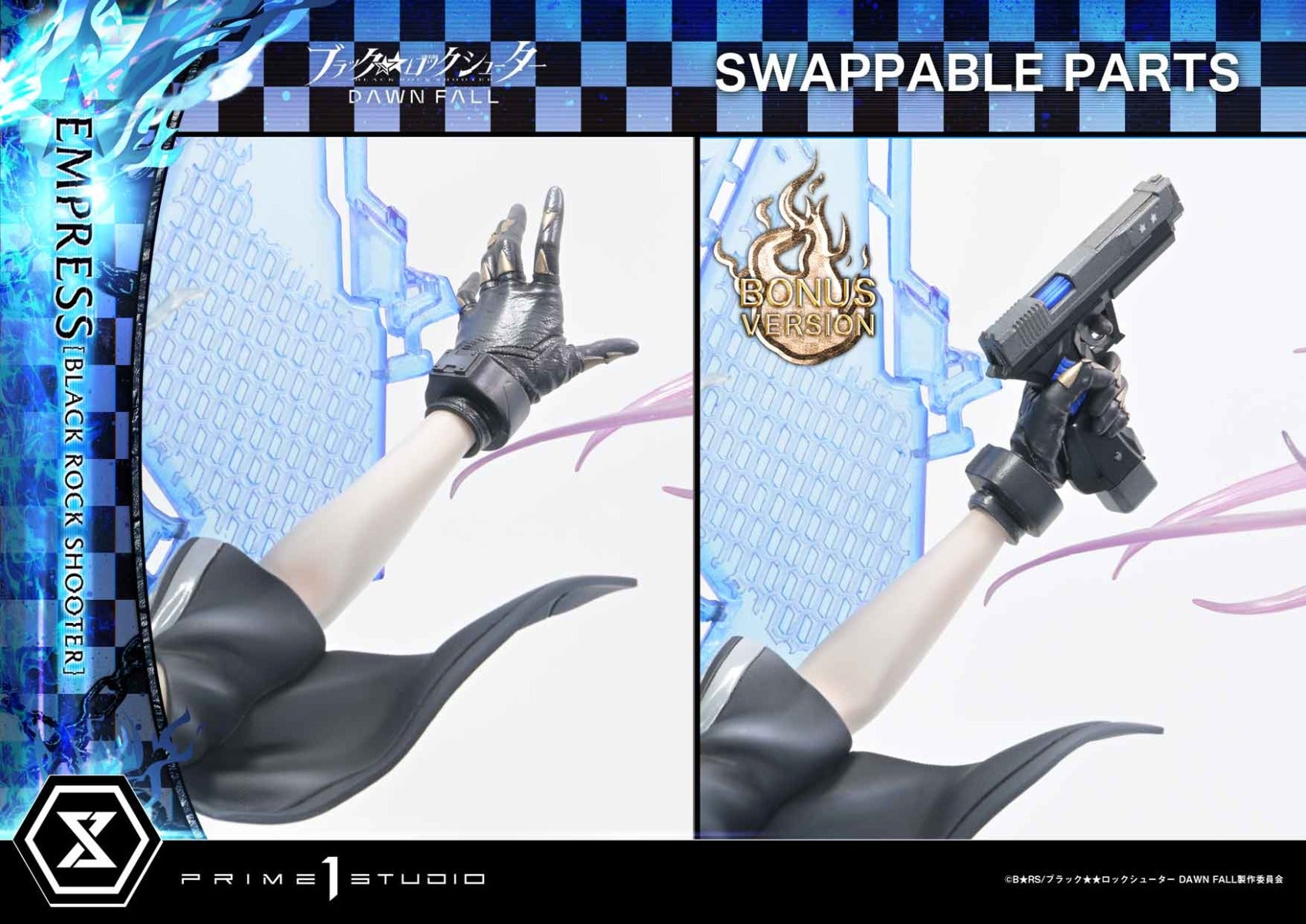 Black Rock Shooter 1/4 Scale Prime 1 Statue - Empress Deluxe Bonus