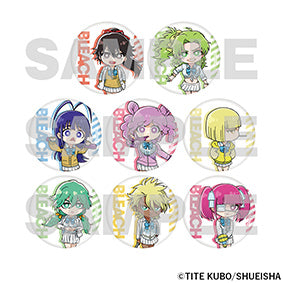 Bleach The Locus of Brave 2 Exhibition - Deformed Character Badge 2nd Edition Shirasuna Girls Complete Set of 8 Types