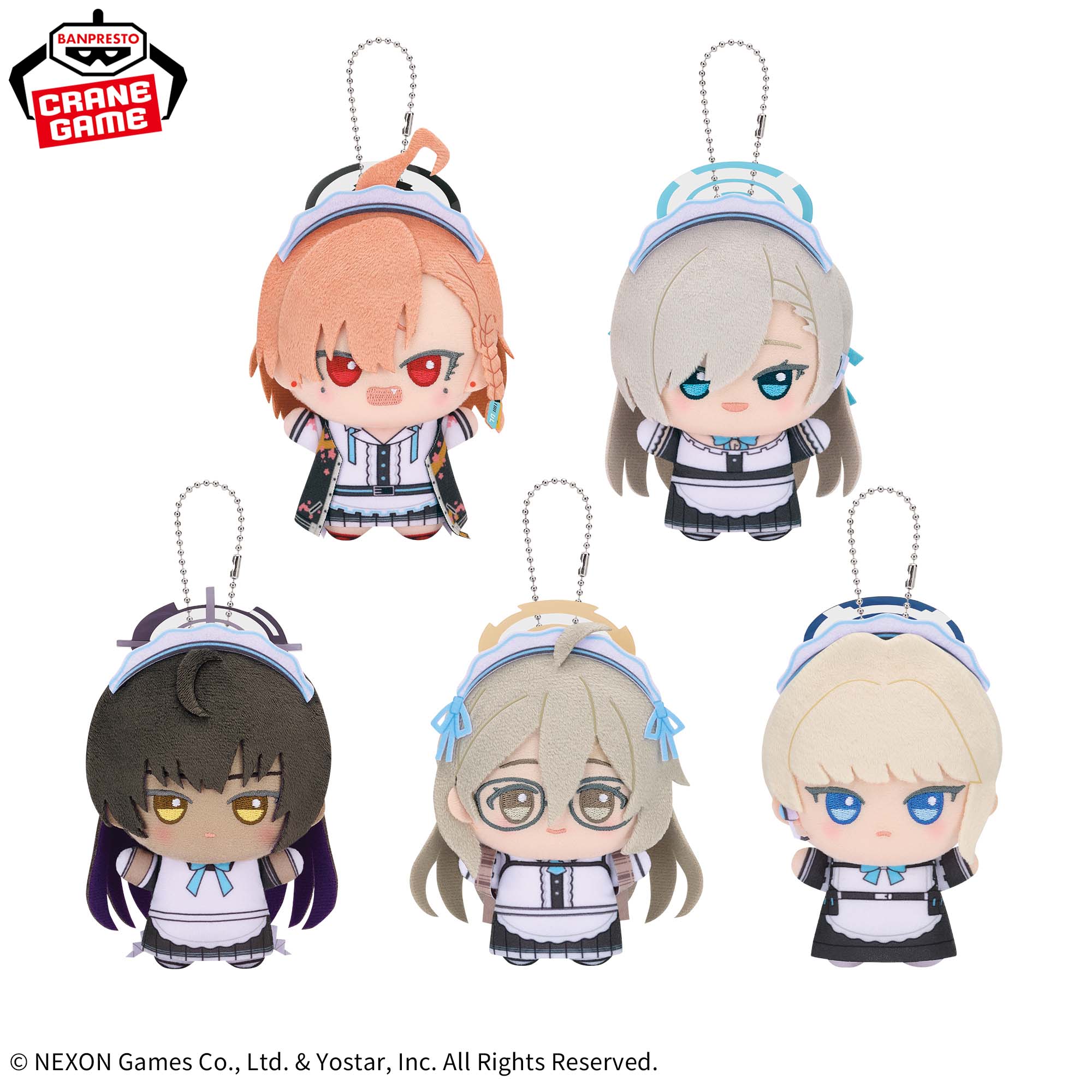 Blue Archive Chibigurumi - Cleaning & Clearing Complete Set of 5 Types