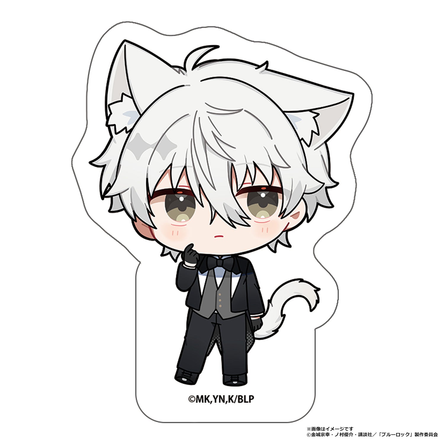 Blue Lock - Trading Mini Acrylic Block Stand Cat Butler Ver. Complete Set of 7 Types [Pre-order Jun 2026]