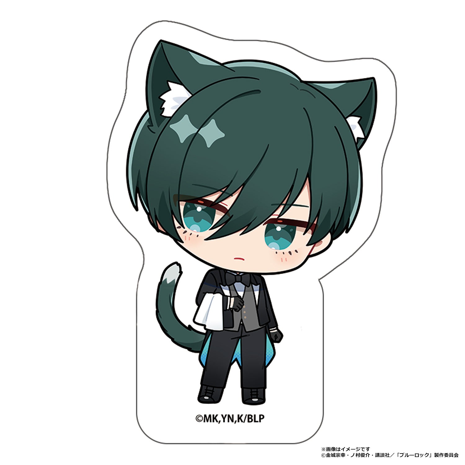 Blue Lock - Trading Mini Acrylic Block Stand Cat Butler Ver. Complete Set of 7 Types [Pre-order Jun 2026]
