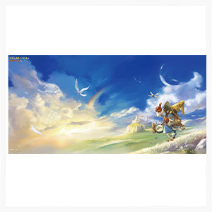 Final Fantasy IX Picture Book - Vivi and Grandpa on the Day of Departure with Bonus Poster