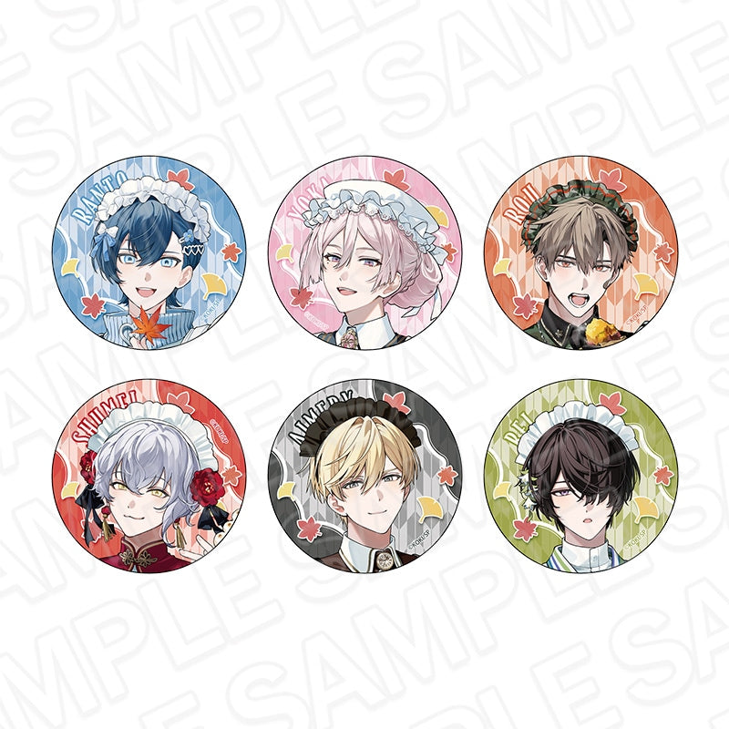 Boys Be Maid! - Can Badges Autumn Ver. Complete Set of 6 Types [Pre-Order Late Jan 2026]