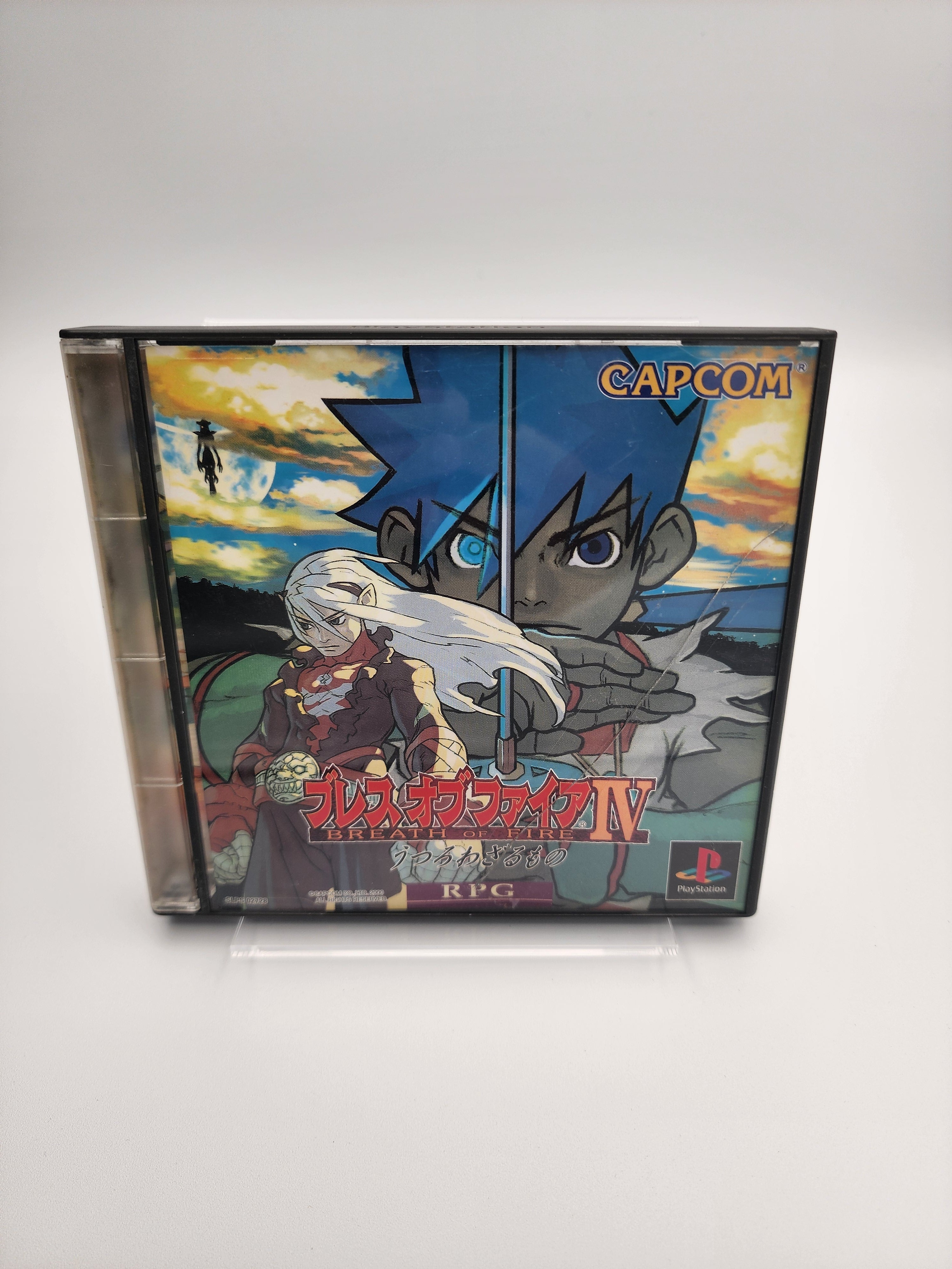 [USED JAPAN]  Breath of Fire IV : Utsurowazaru Mono Playstation [BoF401]