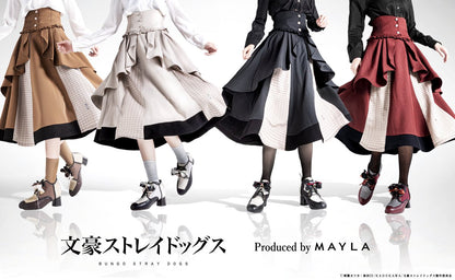 Bungo Stray Dogs x MAYLA Fashion Collection - Atsushi Nakajima White Iconic Skirt