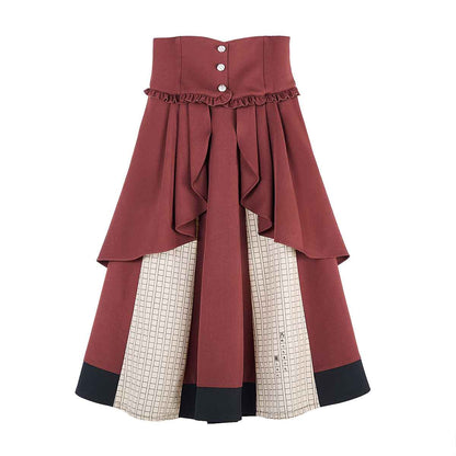 Bungo Stray Dogs x MAYLA Fashion Collection - Chuya Nakahara Red Iconic Skirt