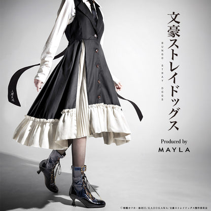 Bungo Stray Dogs x MAYLA Fashion Collection - Osamu Dazai Brown Iconic Dress [Pre-Order Feb 2027]