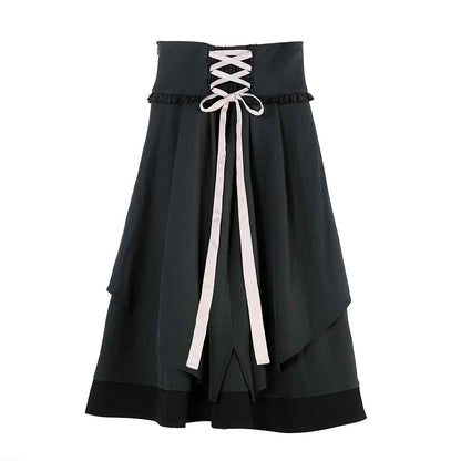 Bungo Stray Dogs x MAYLA Fashion Collection - Ryunosuke Akutagawa Black Iconic Skirt