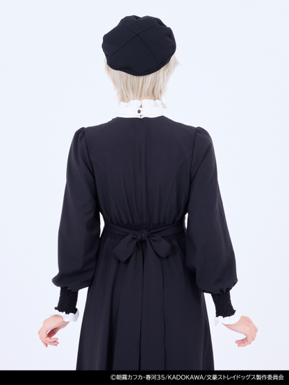 Bungo Stray Dogs x Qooza Collaboration - Akutagawa Ryunosuke Frill Dress [Pre-Order Jul 2026]